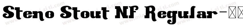 Steno Stout NF Regular字体转换